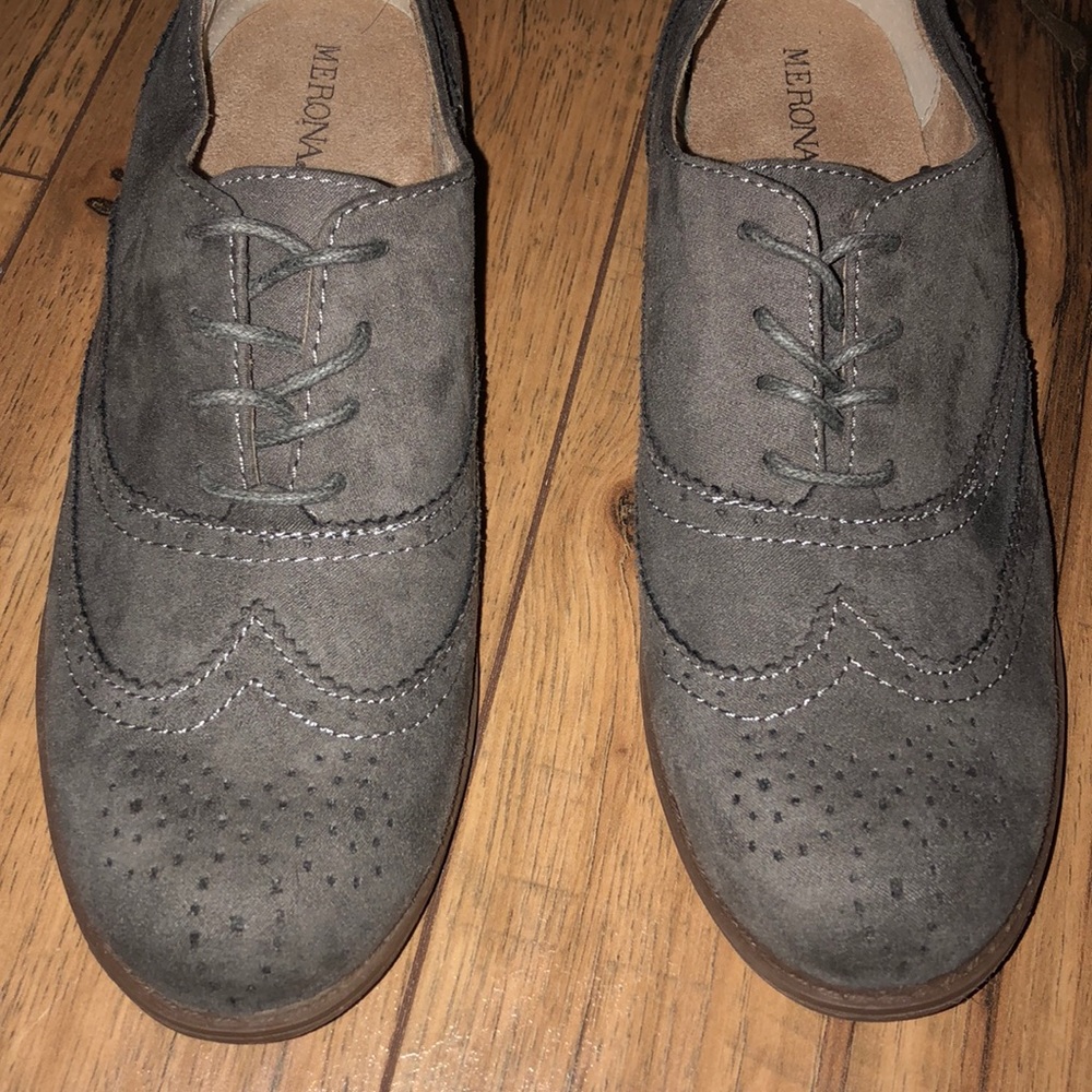 Gray oxford shoes - never worn